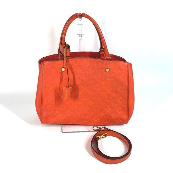LOUIS VUITTON M50093 MontaigneBB Tote Bag 2WAY Shoulder Bag Crossbody Hand Bag - Picture 1 of 15
